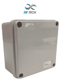 Caja plástica multiusos 10x10x5 cm IP66 autoextinguible resistente abrasión