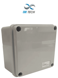 Gabinete plástico SBETECH 150x110x70mm con cubierta opaca, para proyectos electrónicos