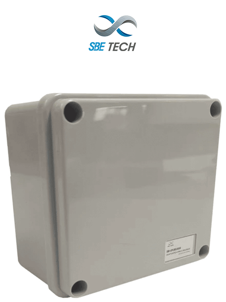 Gabinete plástico SBETECH 150x110x70mm con cubierta opaca, para proyectos electrónicos