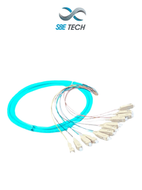 SBETECH Pigsc2m50m46pc - juego de pigtail sc multimodo 50/125 ¬µm, de 2 metros, en paquete de 6 unidades SBE-PIGSC2M50M46PC
