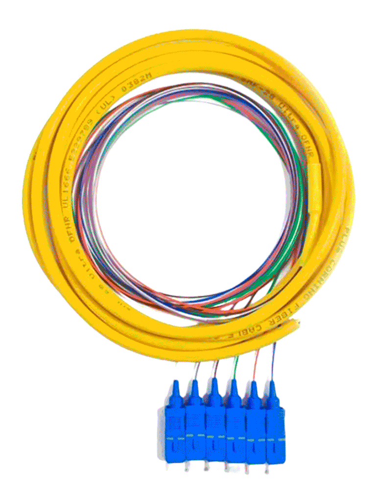 Pigtail SC Monomodo 9/125 2m Simplex 1pc Fibra Óptica Telecomunicaciones