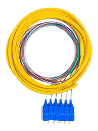 Pigtail SC Monomodo 9/125 2m Simplex 1pc Fibra Óptica Telecomunicaciones