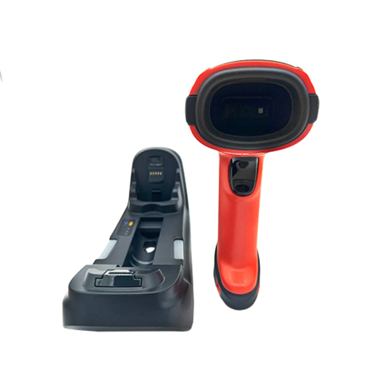 Lector de códigos 3nStar 1D/2D LED inalámbrico BT con base, 60 fps, IP67