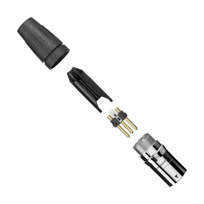 SCHM3 - Seetronic Conector XLR Macho / 3 Núcleos / Acero Inoxidable SCHM3