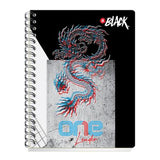 Cuaderno Profesional Scribe InBlack Doble Espiral 100 Hojas A4 80g