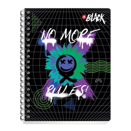 Cuaderno Profesional Scribe InBlack Doble Espiral 100 Hojas A4 80g