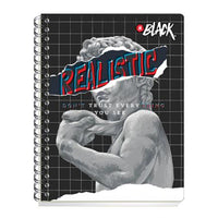 Cuaderno Profesional Scribe InBlack Doble Espiral 100 Hojas A4 80g