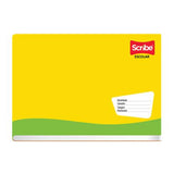 Cuaderno Escolar Italiano Grapado Scribe C5, Cuadro Chico, 100 Hojas, 80g/M2