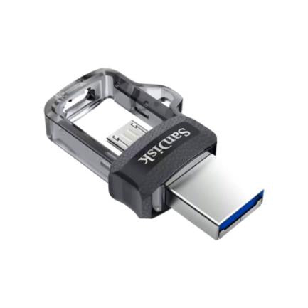 Memoria USB SanDisk Flash Ultra Dual Drive M3.0 32GB USB 3.0 USB Type-A Micro-USB Color Gris SDDD3-032G-G46