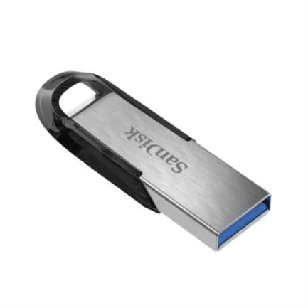 Memoria USB SanDisk Flash Ultra Flair 16GB USB 3.0 Metálica Color Negro/Plata SDCZ73-016G-G46