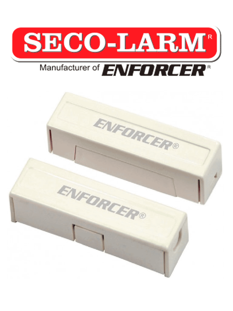 Contacto magnético de sobreponer 1-1/4" (31mm) Blanco para paneles DSC/RISCO/BOSCH