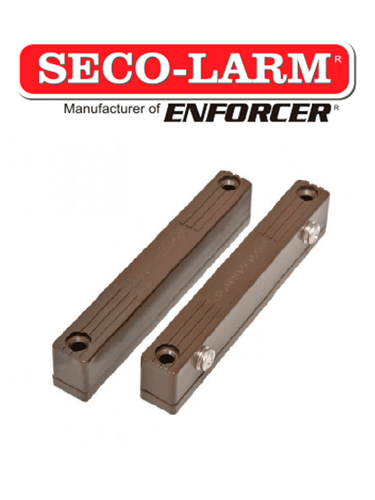 Contacto Magnético Uso Rudo CAFE Seco-Larm SM216QBR, Gap 2 3/4 Compatible DSC/RISCO/BOSCH