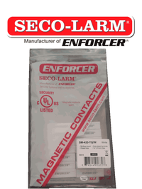 Seco-Larm 10PKW  -Paquete de 10 Contactos magneticos SM433TQ/W  BLANCOS de sobreponer 1-1/4" (31mm) Gap Compatible paneles DSC / RISCO / BOSCH
