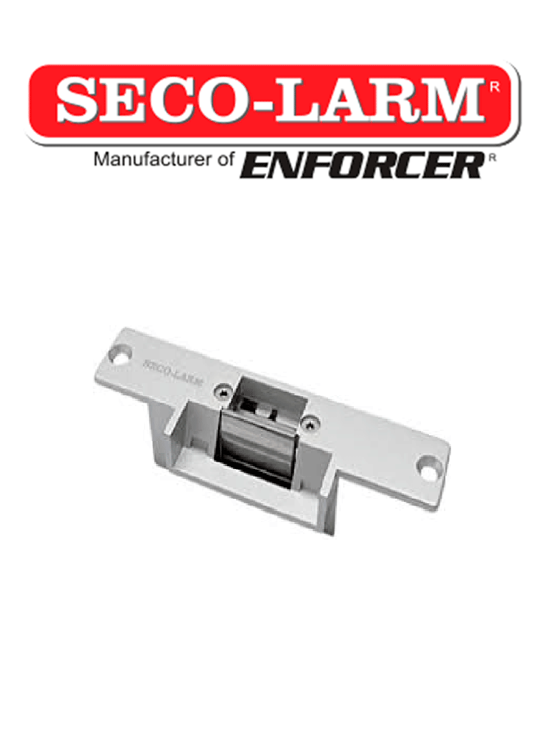 Contrachapa Eléctrica Seco-Larm SK990BQ, Fail Safe, 12V DC, 1000lbs