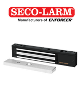 SECO-LARM E-941SB-600PQ cerradura electromagnética 272 kg Negro, Plata