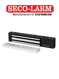 SECO-LARM E-941SB-600PQ cerradura electromagnética 272 kg Negro, Plata