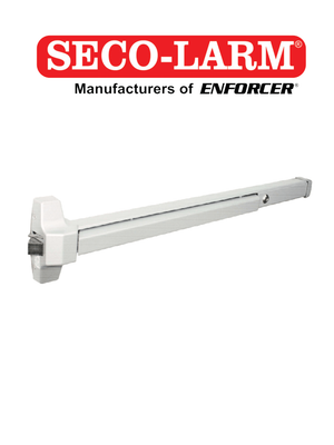 Barra Larm sd962ar36a, acero inoxidable, 36 pulgadas SD-962AR-36A