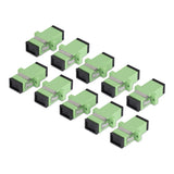 SIMPLEXSCAPCF - StarTech.com Paquete de 10 Acopladores de Fibra Óptica SC a SC Monomodo - Acoplador de Fibra Óptica OS2 Simplex Monomodo