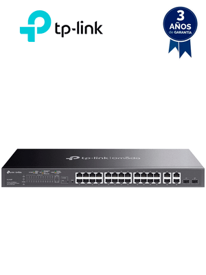 TP-Link JetStream TL-SL2428P switch Gestionado L2 Fast Ethernet (10/100) Energía sobre Ethernet (PoE