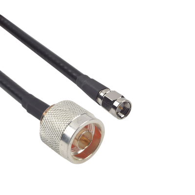 SN-240UF-SMA-91 - Cable coaxial ultra flexible / LMR-240UF / 91 cm (2.99 ft) / N Macho a SMA Macho / RG-8/U