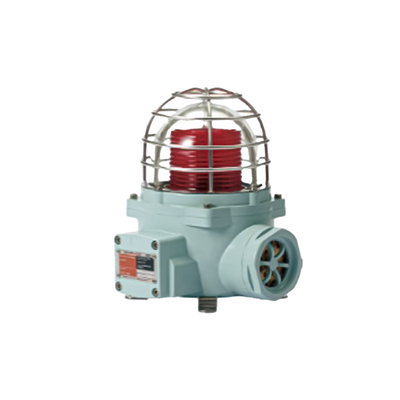 SNESL-120-R-ATEX - Luz LED de advertencia / Rojo / 120 VCA / 105 dB / IP66 / Zona peligrosa / 60-80 flashes/min