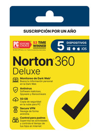 Norton Norton 360 Deluxe software de seguridad Seguridad de antivirus Licencia Completo Español