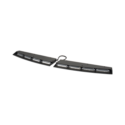 SPD12RBU - Signalpro Barra de Luces Tipo Visera / 43 Patrones Programables / LED Rojo/Azul SPD12RBU