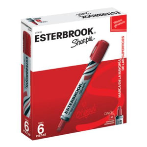 Marcador Permanente Esterbrook Color Rojo Pza
