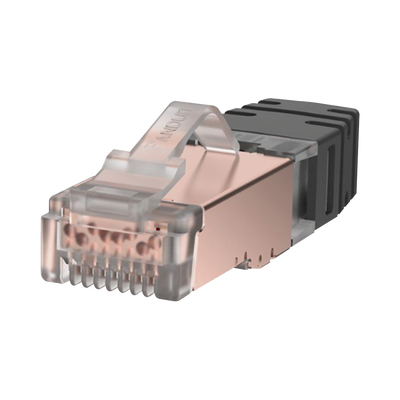 Panduit SPS6X88-C conector RJ-45 Negro, Metálico, Transparente