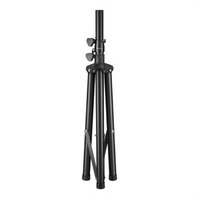 Steren BAF-145 soporte de altavoz Piso Acero Negro