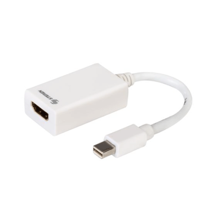 Adaptador Steren Mini DisplayPort/Thunderbolt a HDMI Windows/Mac Color Blanco