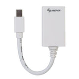 Adaptador Steren Mini DisplayPort/Thunderbolt a HDMI Windows/Mac Color Blanco