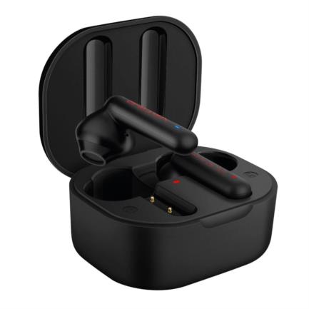 Audífonos Steren FreePods Touch TWS Bluetooth 5.0 Estuche Carga Inalámbrica IPX4 Negro