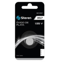 Steren BAT-CR357 pila doméstica Batería recargable SR44 Óxido de plata
