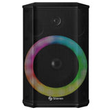 Bafle Portátil Steren 5.5" 600W PMPO Bluetooth LED Recargable Negro