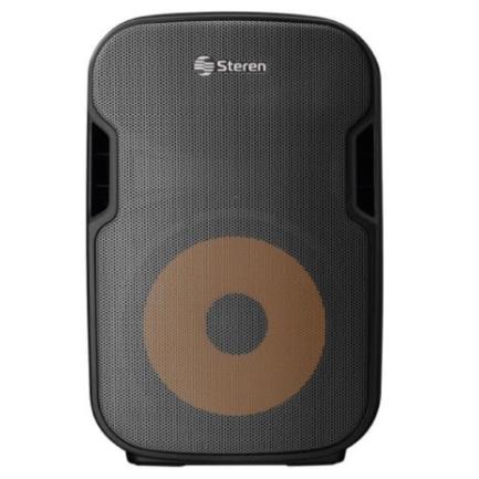 Bafle Steren 12" Semi Profesional Bluetooth/MP3/Aux 2300W PMPO Negro