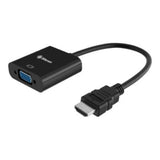 Convertidor Steren HDMI a VGA Audio-Video Color Negro