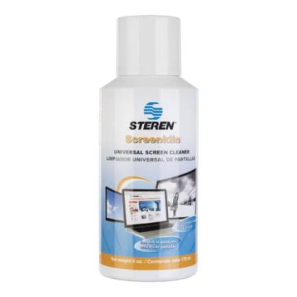 LIMPIADOR STEREN 170ML P/PANTALLAS ANTIPOLVO Y REPELENTE, NO DEJA RESIDUOS