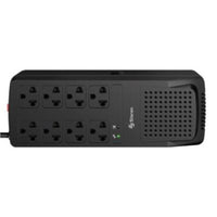 Regulador de Voltaje Steren 2000W 8 Contactos Color Negro, REG-2050