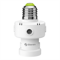 Steren LAM-056 portalámparas 60 W Blanco E26/E27 E27 Fluorescente, Incandescente, LED