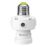 Steren LAM-056 portalámparas 60 W Blanco E26/E27 E27 Fluorescente, Incandescente, LED