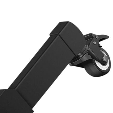 Soporte Steren Móvil para TV 19" a 83" Con Repisa, Soporta 60kg, Color Negro