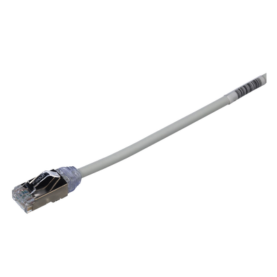 STP28X2MIG - Patch Cord Cat6A / 28 AWG Diámetro Reducido / S/FTP Blindado / CM/LS0H / 2 m (6.56 ft) / Gris