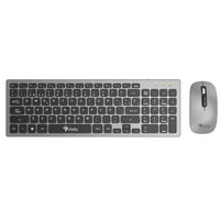 Stylos STPKTM6G teclado Ratón incluido Hogar / Oficina USB Español Plata