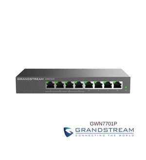 Grandstream Networks GWN7701P dispositivo de redes No administrado Gigabit Ethernet (10/100/1000) Energía sobre Ethernet (PoE) Negro