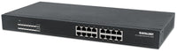 Intellinet Commutateur réseau (switch) Gigabit Ethernet PoE+ à 16 ports, 16 ports PoE, conforme IEEE 802.3at/af (PoE+/Po
