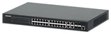 Intellinet Commutateur réseau (switch) Gigabit Ethernet PoE+ 24 ports administrable via le Web avec 4 ports combo Base-T