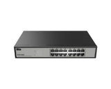Netis System ST3116GS dispositivo de redes No administrado Gigabit Ethernet (10/100/1000) Negro, Bidireccional completo (Full duplex), Montaje en rack