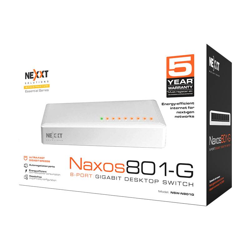 NW235NXT03 - Switch NEXXT NSW-N801G