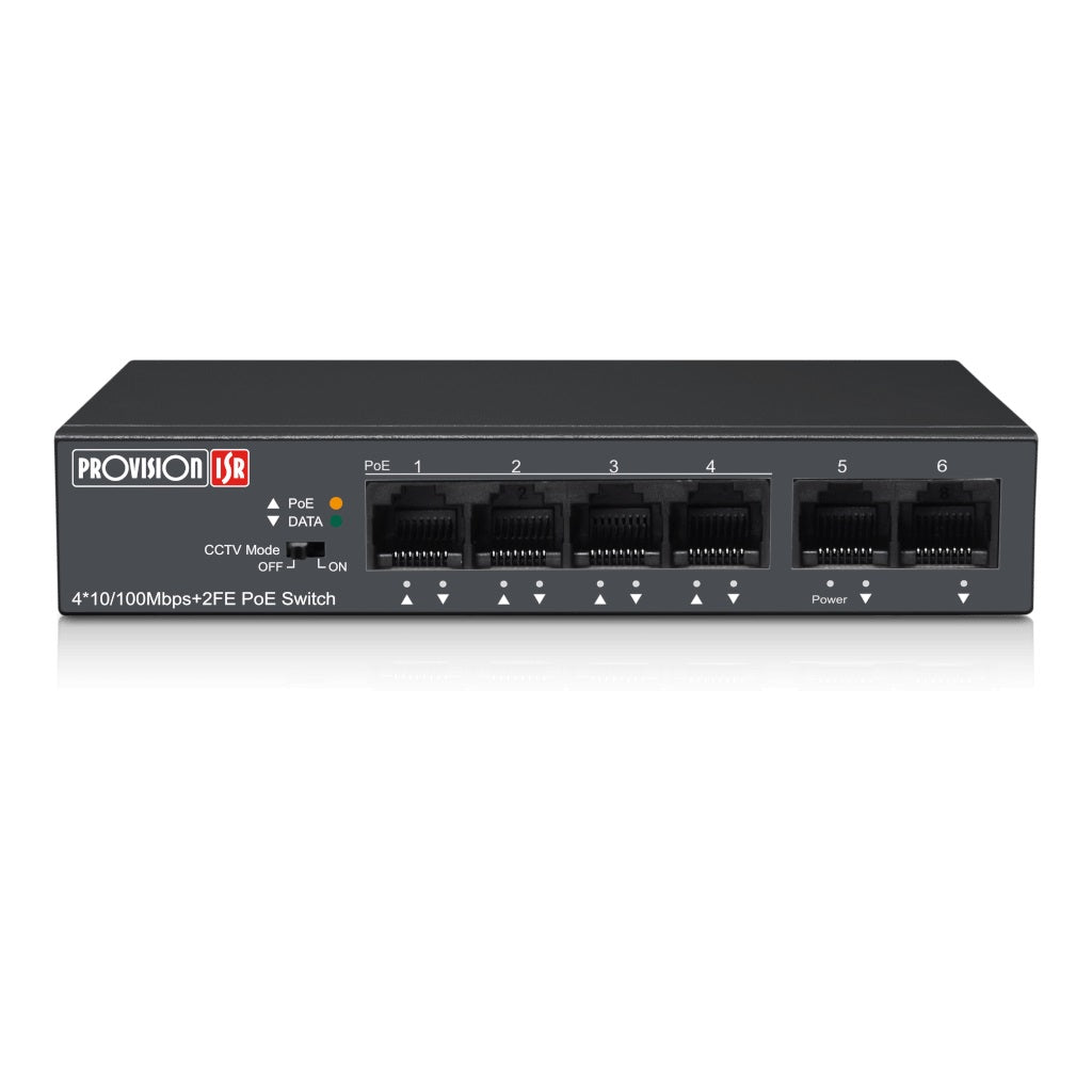 PROVISION-ISR Switch POES-0460C+2I-V2, 48 Puertos, PoE, 10/100/1000 Mbps
